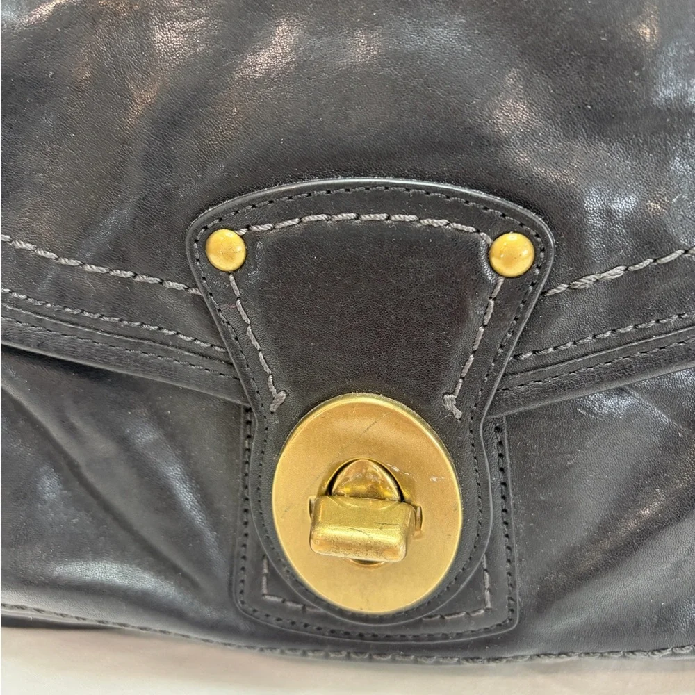 Coach Black Legacy Luci Dome Satchel with Brass Hardware 11649 - Picture 2 of 11